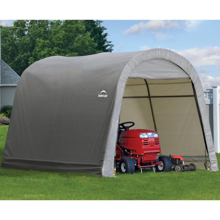 abri de jardin bois toit arrondi