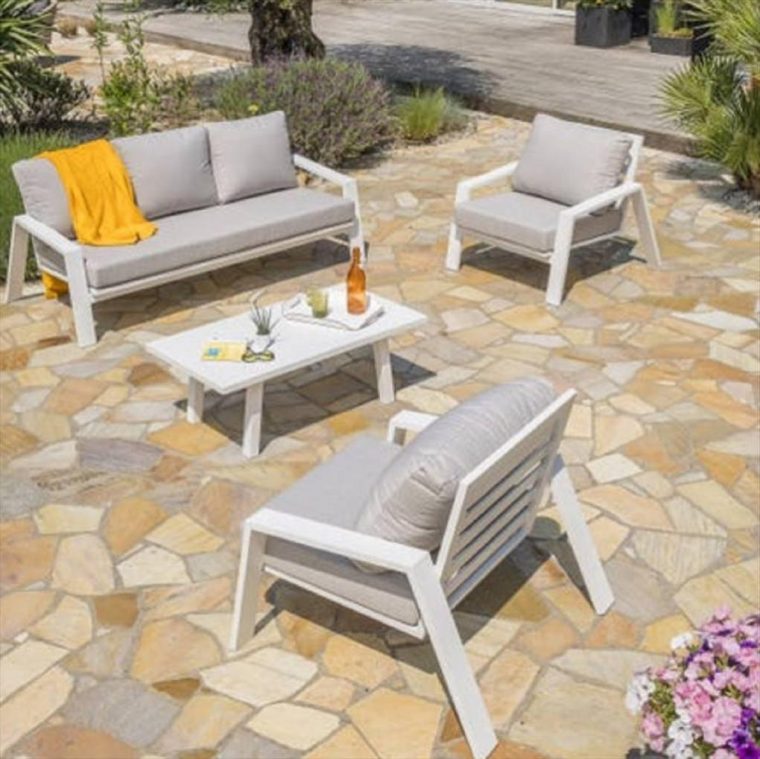 salon bas de jardin 5 places