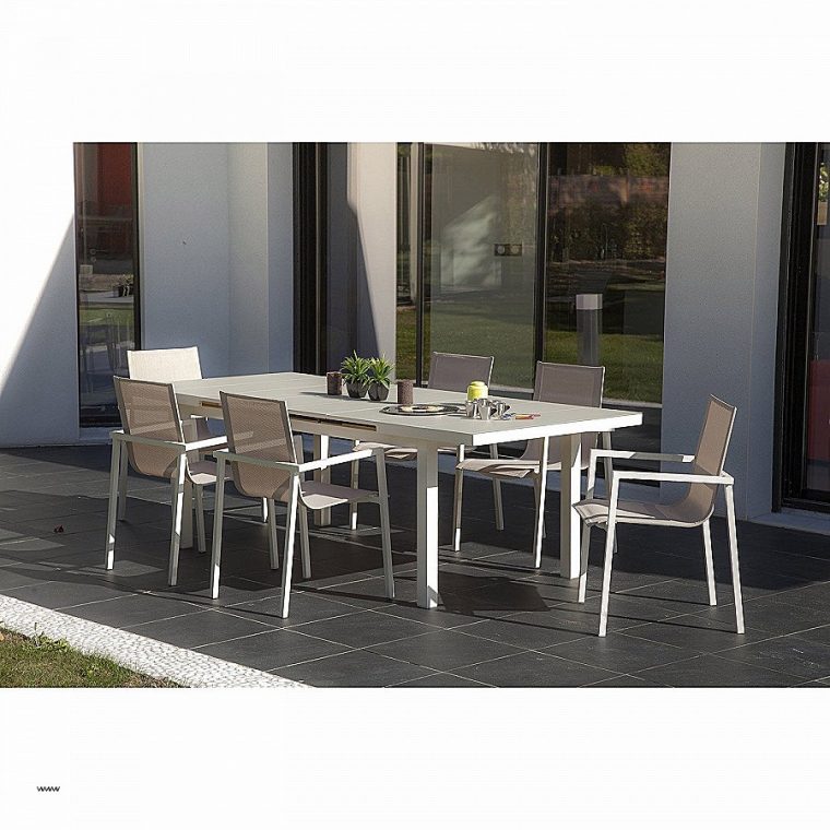 salon de jardin aluminium promo