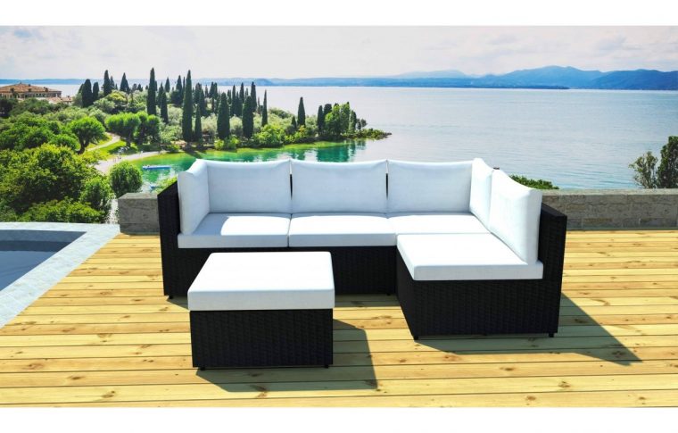 salon de jardin rond modulable