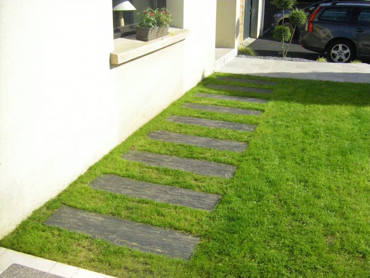 dalle pas japonais jardin