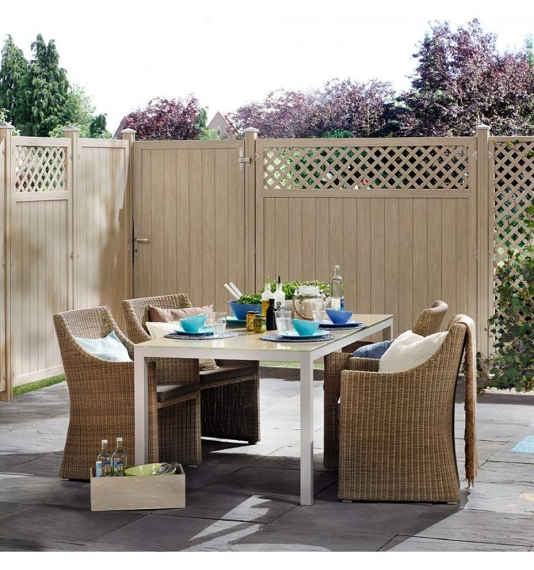 porte de jardin exterieur pvc