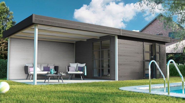 cabane de jardin alu