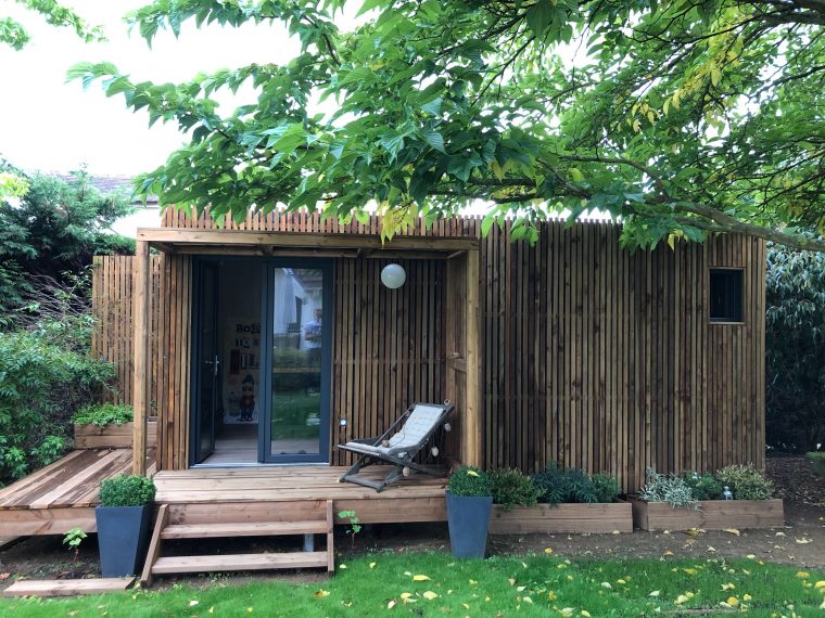 abri de jardin bois 40m2