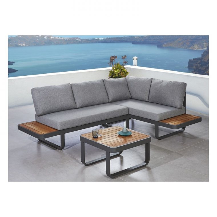 canape de jardin en aluminium