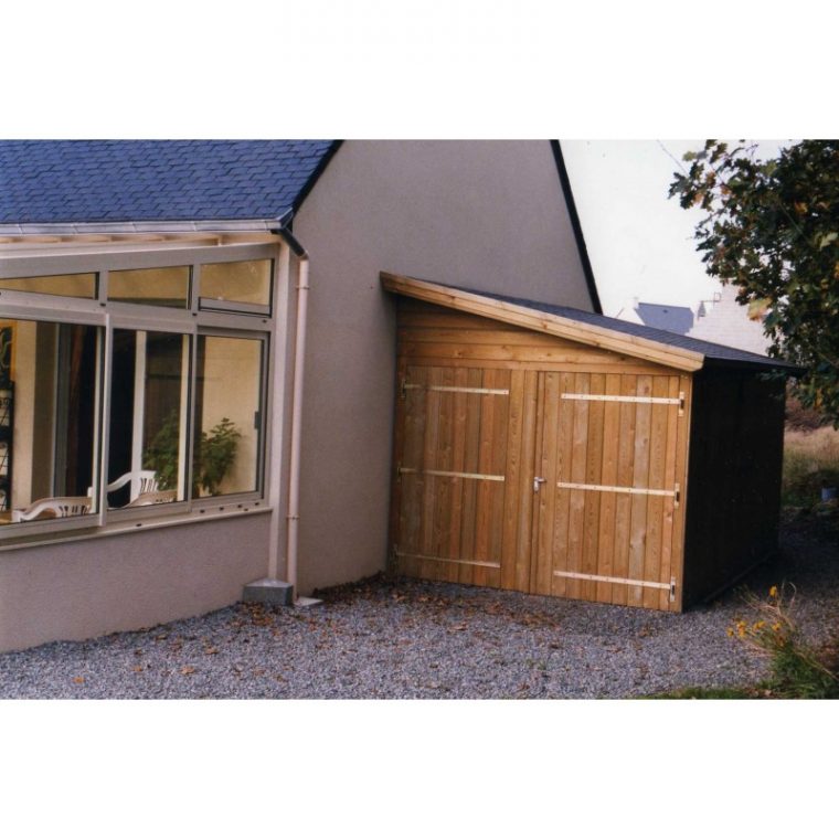 abri de jardin toit 1 pente