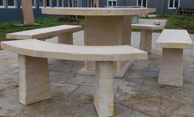 salon de jardin en pierre occasion