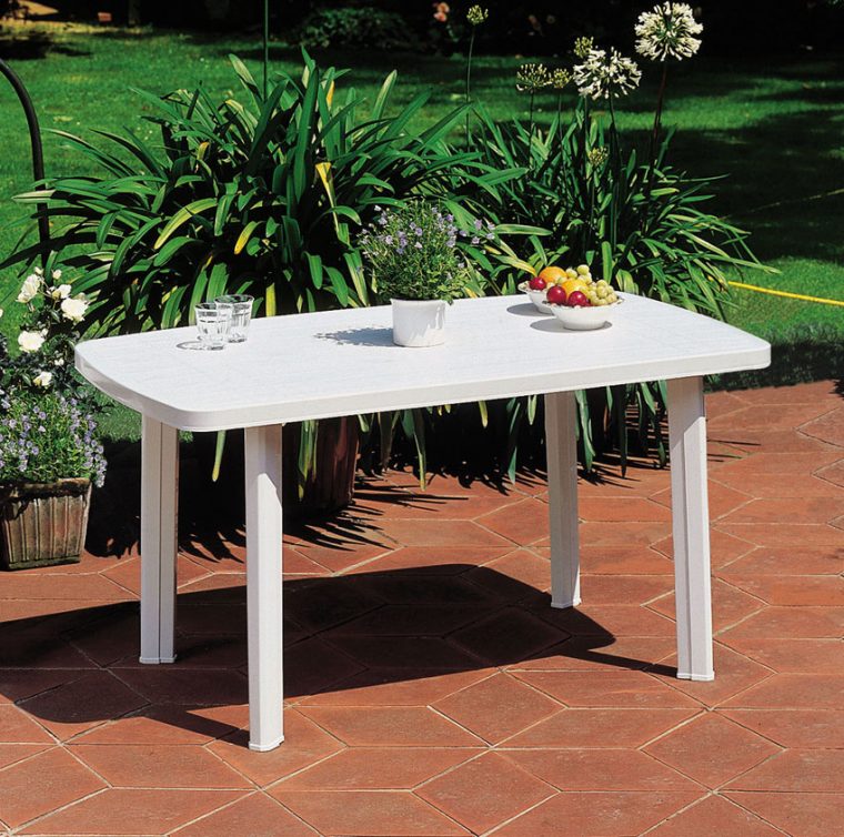 table plastique de jardin