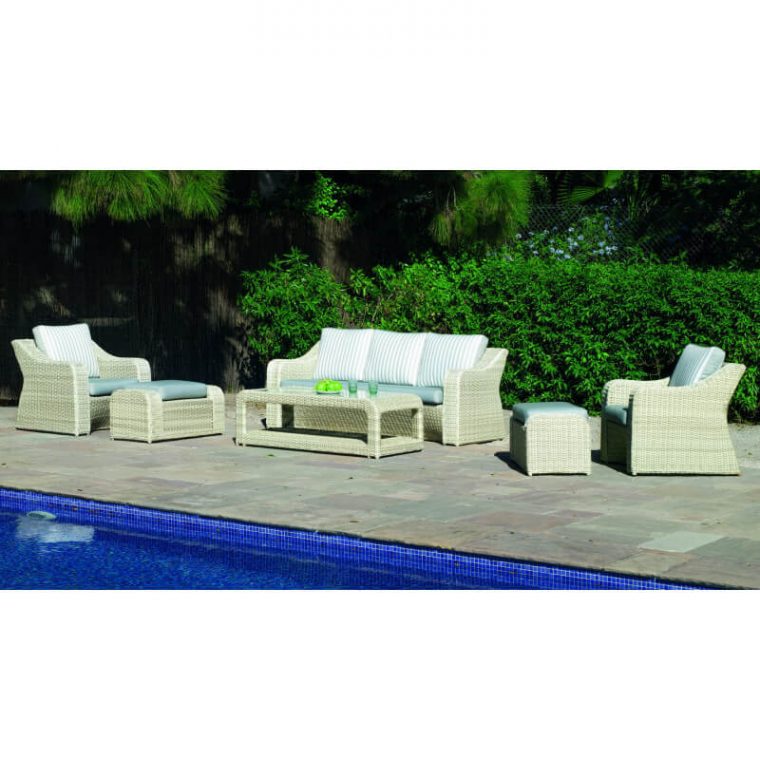 salon de jardin resine beige