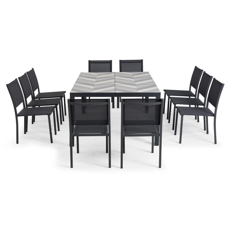 table de jardin 10 places