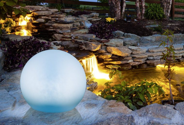 lampe de jardin design