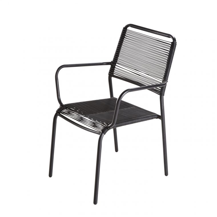 fauteuil de jardin noir