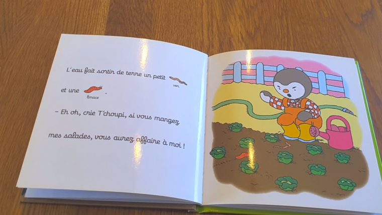 tchoupi dans le jardin