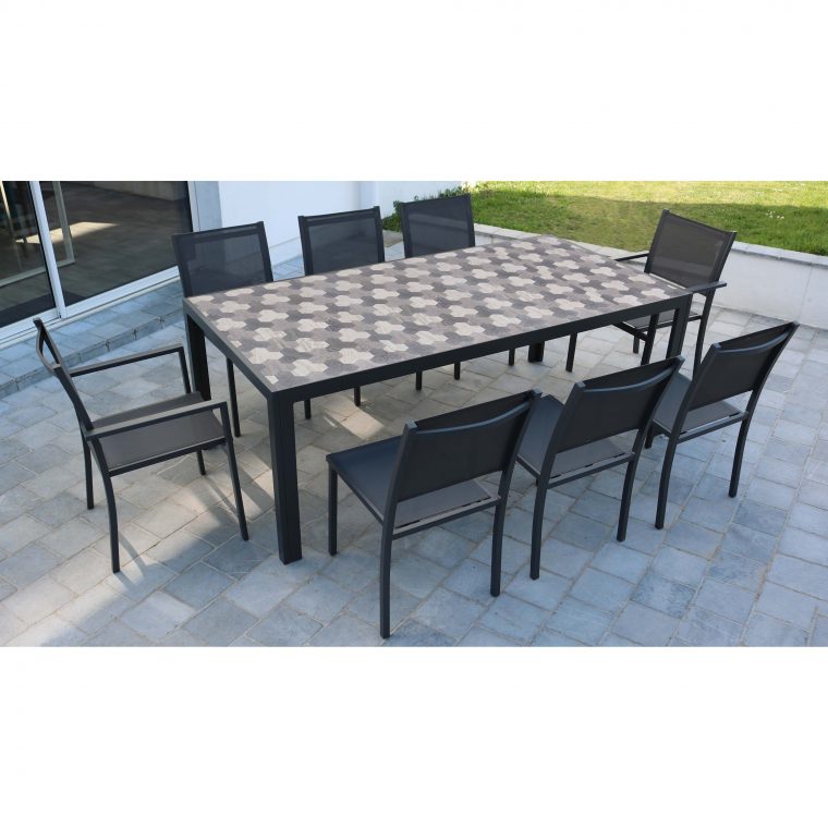 table de jardin 8 places