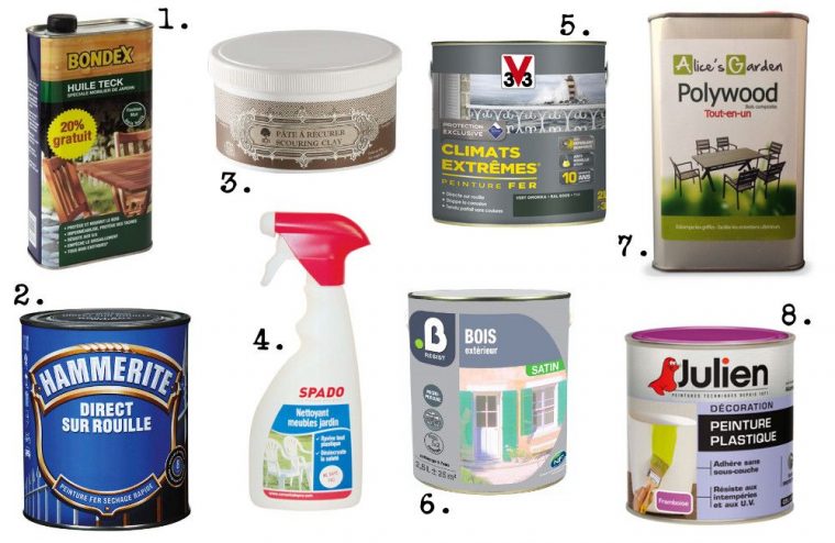 peinture pour meuble de jardin