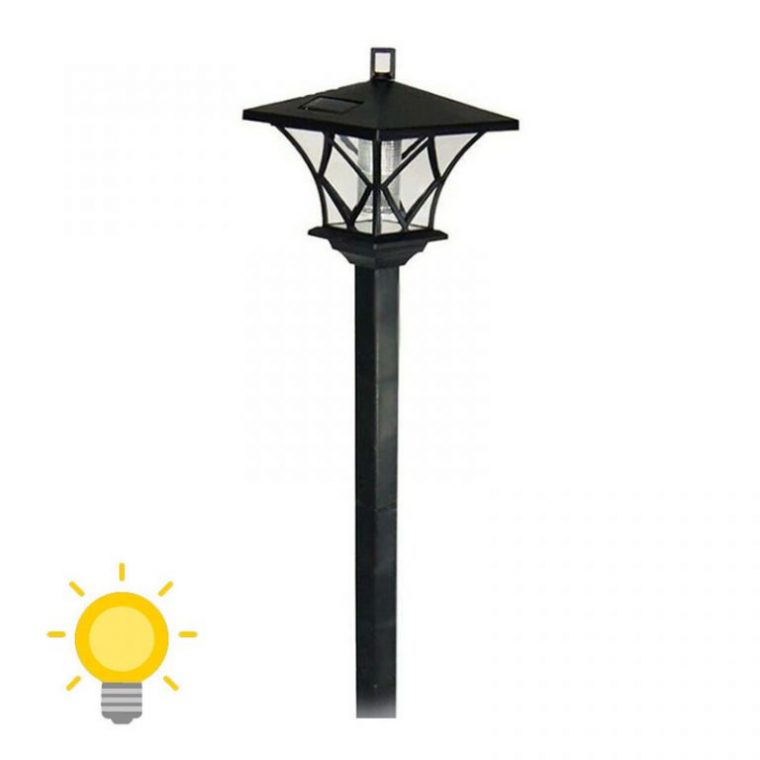 lampadaire solaire de jardin