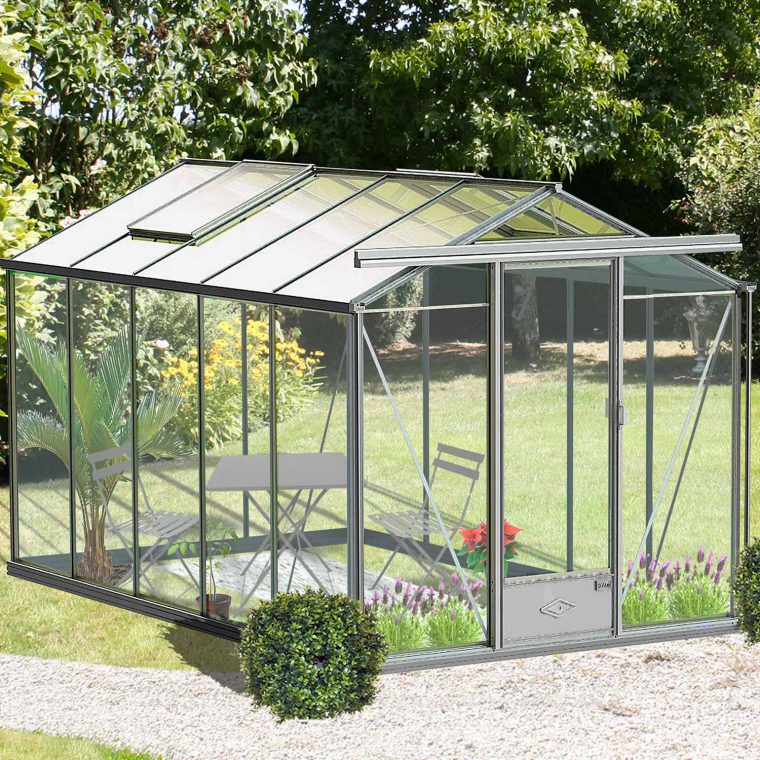 serre jardin en verre