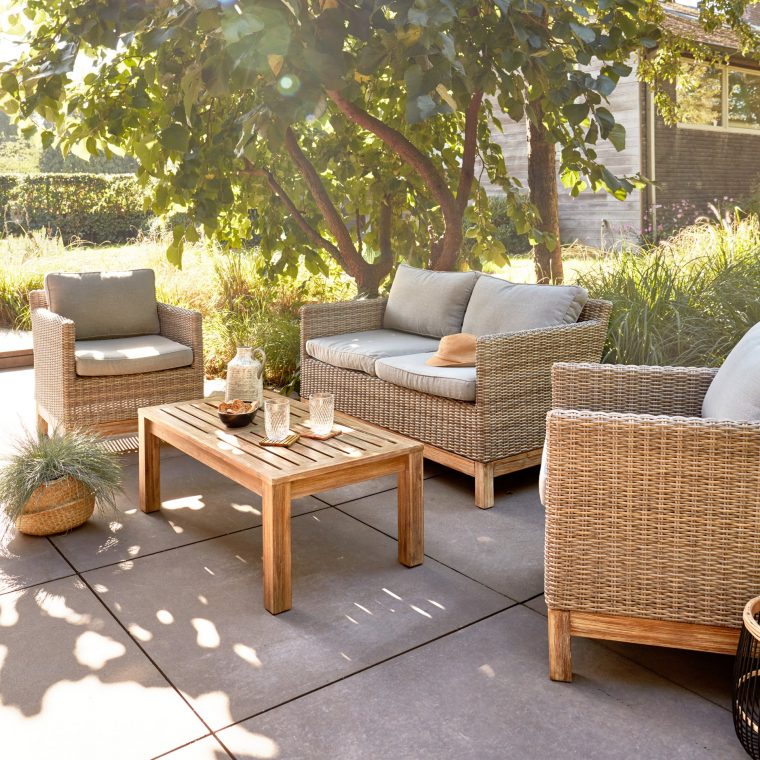 photo salon de jardin