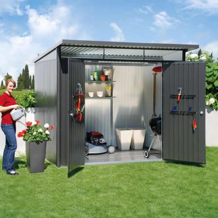 abris de jardin gris