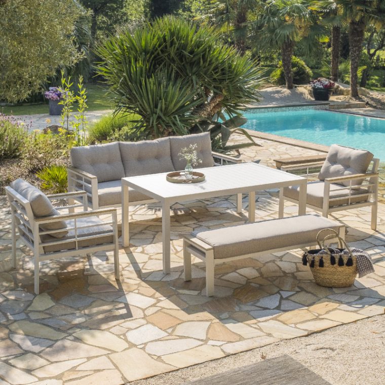 salon de jardin aluminium dcb garden