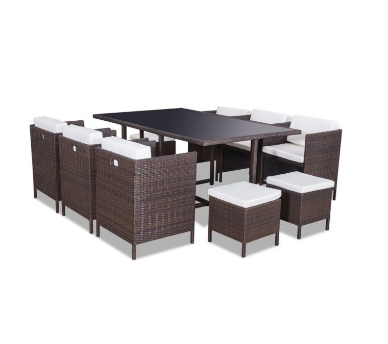 table de salon de jardin en resine