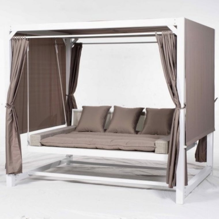 balancelle lit de jardin