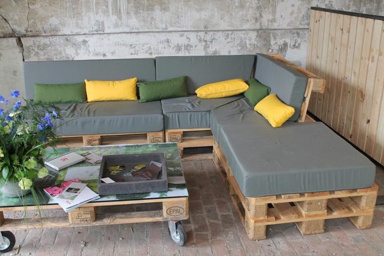 salon de jardin en palette prix