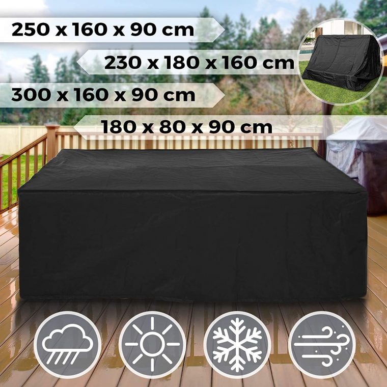 housse table de jardin 160 x 100