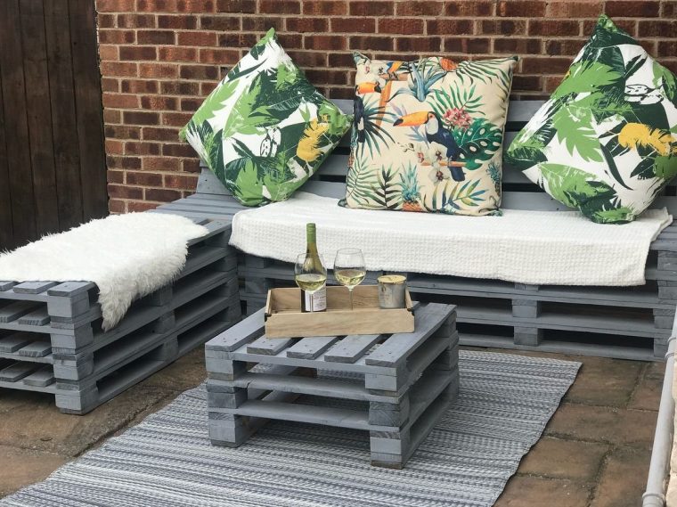 plan salon de jardin palette