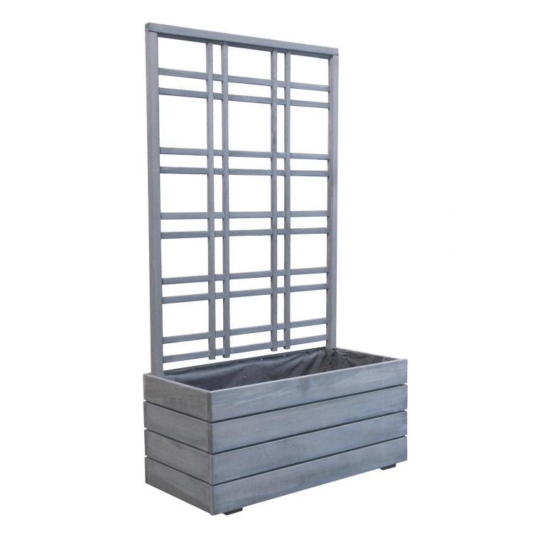 jardiniere avec treillis hauteur 200