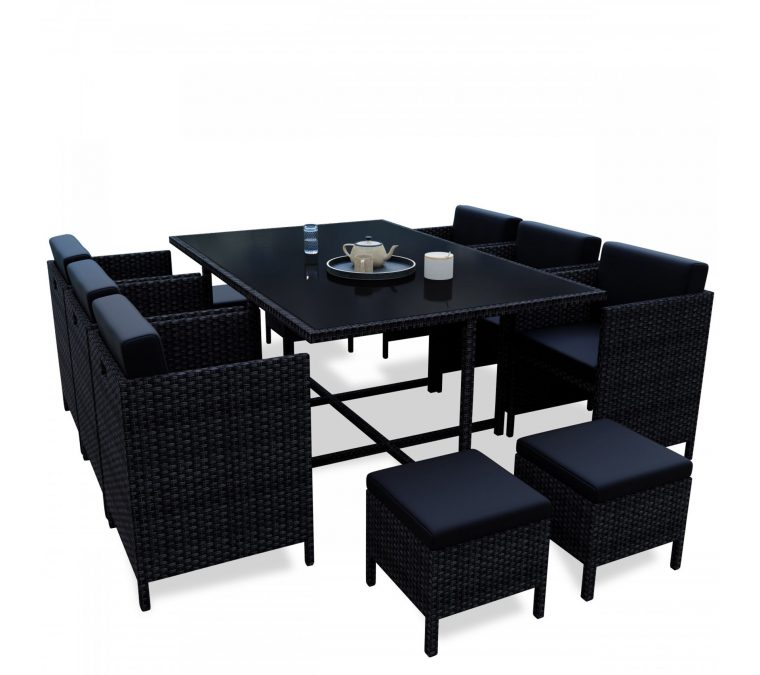 table salon de jardin resine