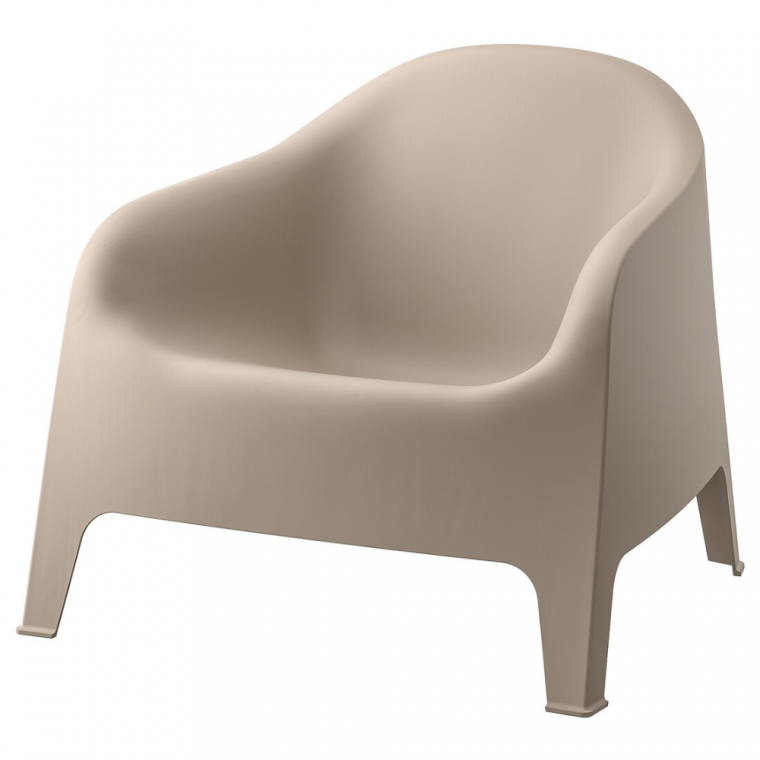 fauteuil de jardin bas en plastique