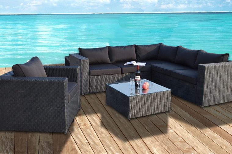 salon jardin gris anthracite