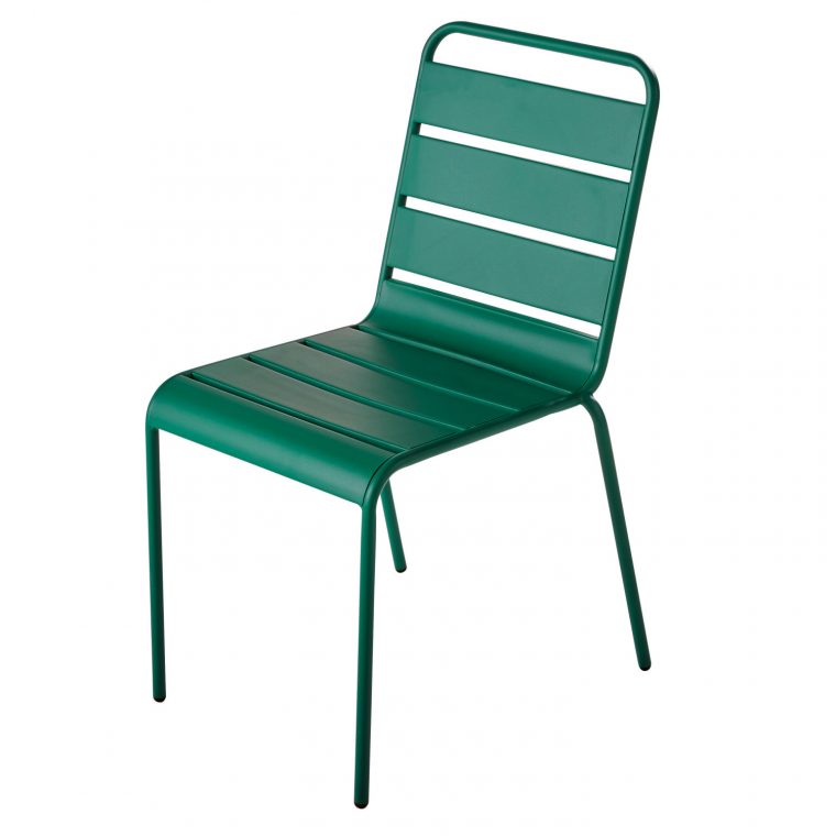 chaise de jardin verte
