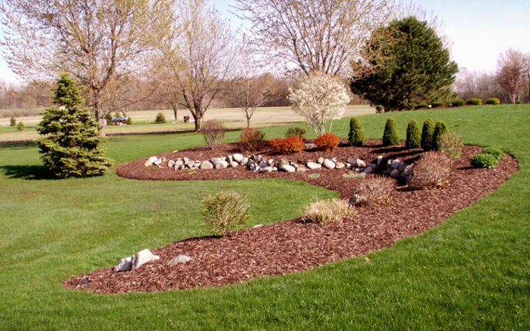 ecorce de bois jardin