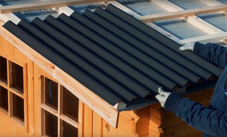 revetement pour toit abri jardin