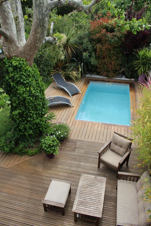 amenagement jardin avec petite piscine