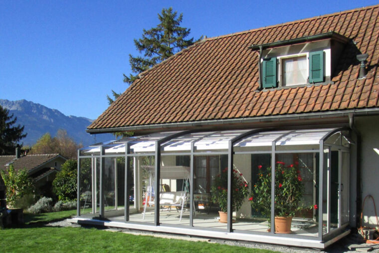 Abri De Terrasse Abri De Terrasse topaz à Pans Droits La solar Véranda