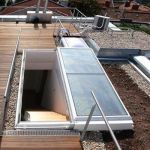 Acces toit Terrasse Roof Access Sliding Roof Hatch Wooden Deck Roof top Desing