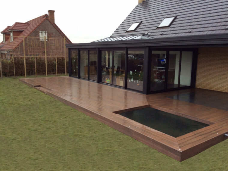 Aménagement De Terrasse Aménagement Paysager Avec Terrasse Et Bassin Intégré