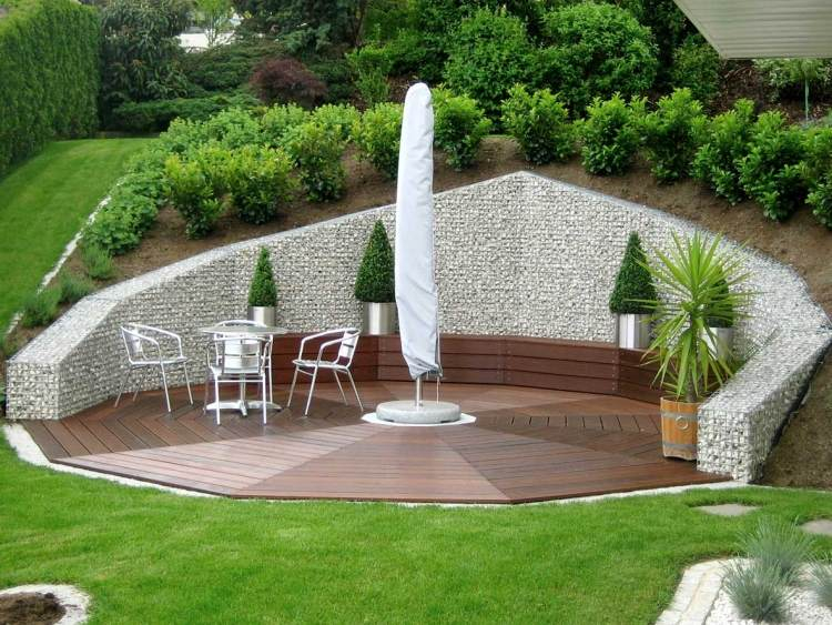 Aménagement Jardin Moderne Mur Gabion Dans Le Jardin Moderne Un Joli élément Fonctionnel