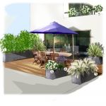 Aménagement Jardin Terrasse Terrasse à Vivre Terrasse Balcon Et Pagnie