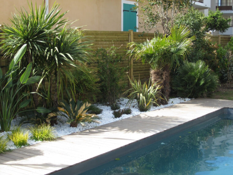 Aménagement Paysager Jardin Création D Un Espace Paysager En Bord De Piscine Création