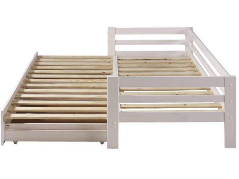 Banquette Lit Conforama Lit Banquette Gigogne 90x190 Cm Supercozy Coloris Blanc