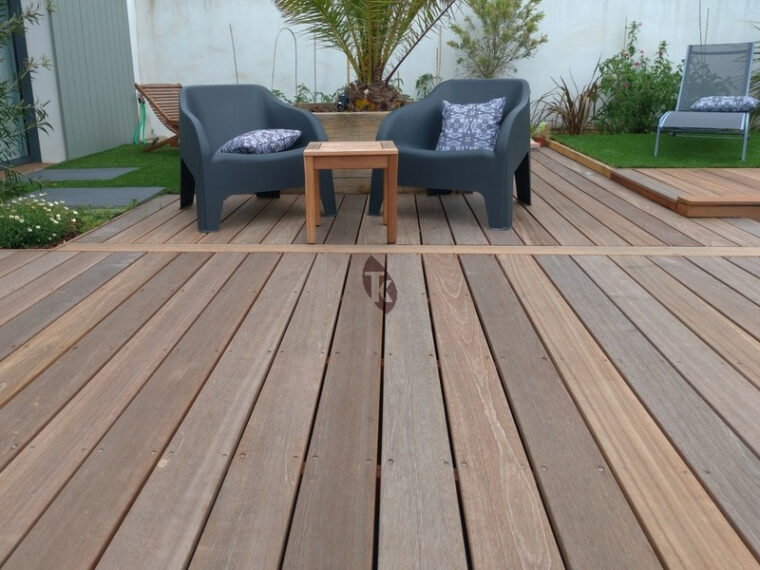 Bois Exotique Terrasse Lames De Terrasse En Bois Exotique Bangkiraï 25 X 145 Mm