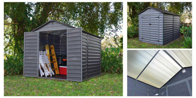 Cabane Jardin 5m2 Abri De Jardin En Résine Polycarbonate Skylight 4 5 M²