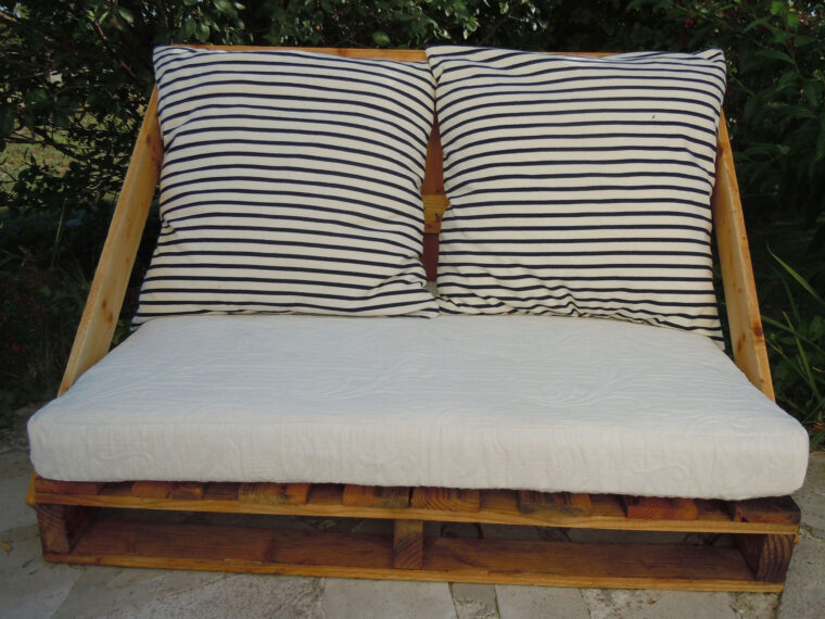 CanapÃ© Avec Palette Cuisine Mon Canapé En Palettes sous La Pergola Regards