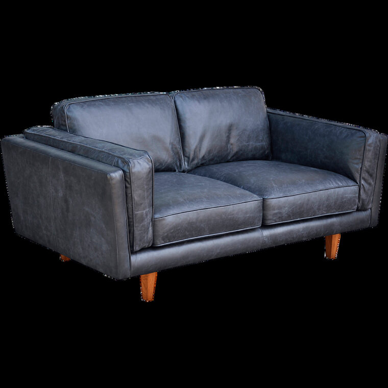 Canapé 2 Places Noir Canapé 2 Places Fixe En Cuir De Vachette Noir Brooklyn Canapé 2 Places Noir Canapé 2 Places Fixe En Cuir De Vachette Noir Brooklyn