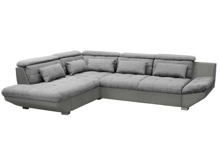 Canapé 5 Places Canapé D Angle Convertible 5 Places Eternity Coloris Gris