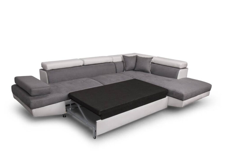 Canape Angle Convertible solde Canapé D Angle Droit Convertible Avec Coffre Blanc Gris Canape Angle Convertible solde Canapé D Angle Droit Convertible Avec Coffre Blanc Gris